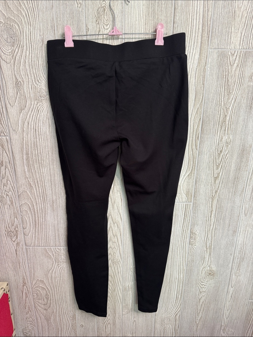 Michael Kors Black Leggings with White Logo Side Tape - Picture 5 of 7